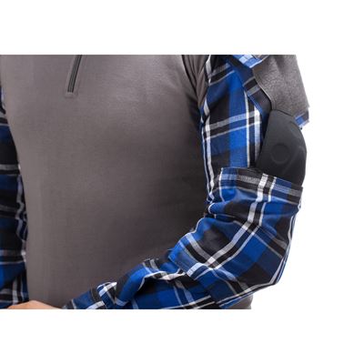 Koszula taktyczna flanelowa NIEBIESKA INVADERGEAR 108601-700 7