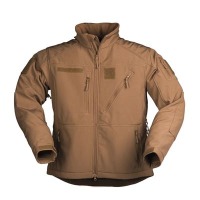 Kurtka softshell SCU 14 DARK COYOTE
