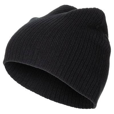 BEANIE czapka z dzianiny Rip extra krótka BLACK