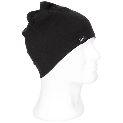 Czapka BEANIE MERINO LITE BLACK