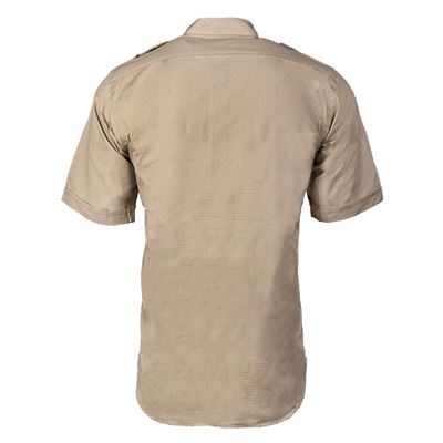 Koszula TROPICAL z krótkim rękawem i guzikami KHAKI