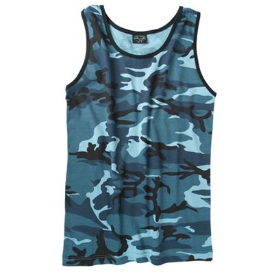 Tank top SKY BLUE CAMO