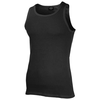 Tank top GERIPPT w drobne paski BLACK