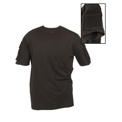 Koszulka TACTICAL z krótkim rękawem CZARNA