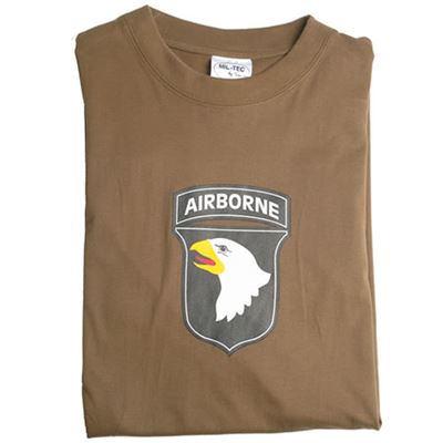 Koszulka z krótkim rękawem z logo 101 AIRBORNE ZIELONA