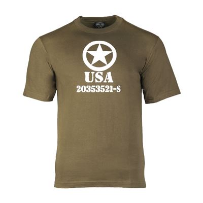 Koszulka z krótkim rękawem USA ALLIED STAR GREEN