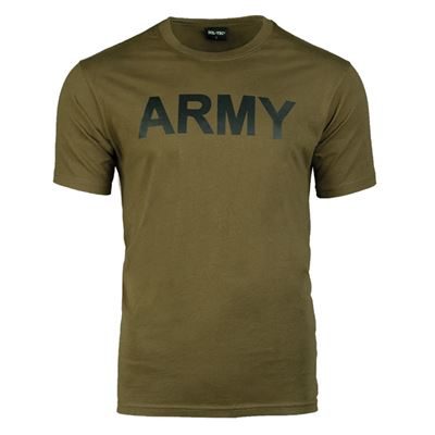 Koszulka z krótkim rękawem ARMY GREEN
