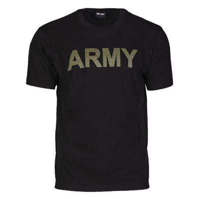 Koszulka z krótkim rękawem ARMY BLACK