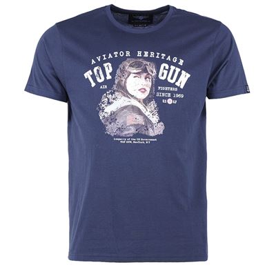 Koszulka z krótkim rękawem AVIATOR BLUE