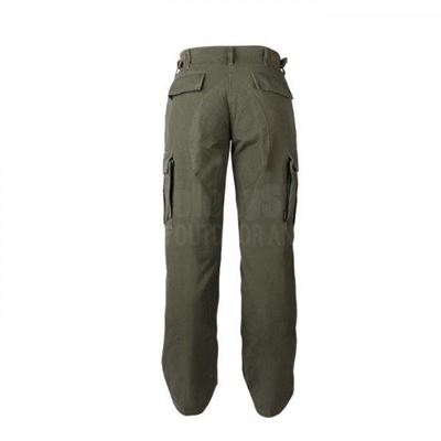 Spodnie damskie US BDU rip-stop, prane, ZIELONE