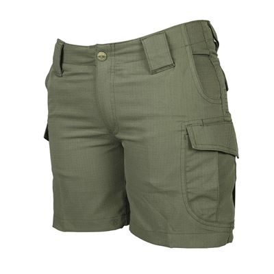 Szorty damskie 24-7 ASCENT micro rip-stop GREEN