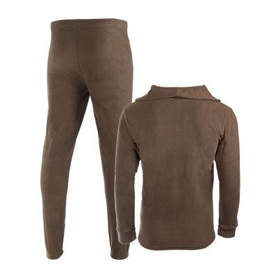 Bielizna THERMOFLEECE z zamkiem błyskawicznym ZIELONA