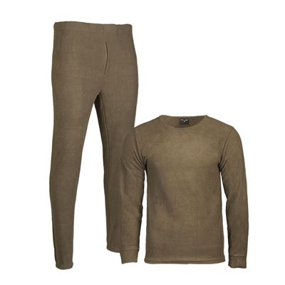Bielizna THERMOFLEECE bez kołnierzyka ZIELONA