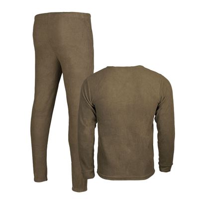 Bielizna THERMOFLEECE bez kołnierzyka ZIELONA