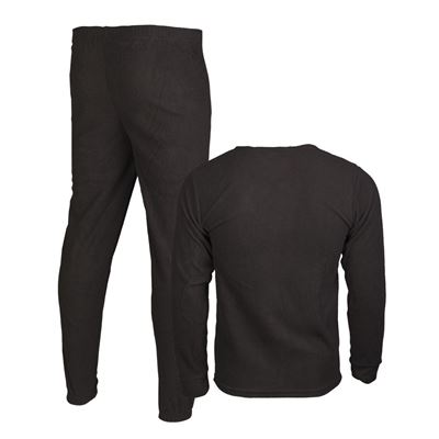Bielizna THERMOFLEECE bez kołnierzyka CZARNA
