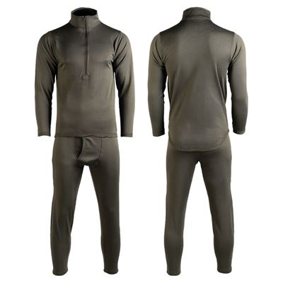 Komplet funkcjonalnych spodni i koszulki ECWCS LEVEL 2 ZIELONE