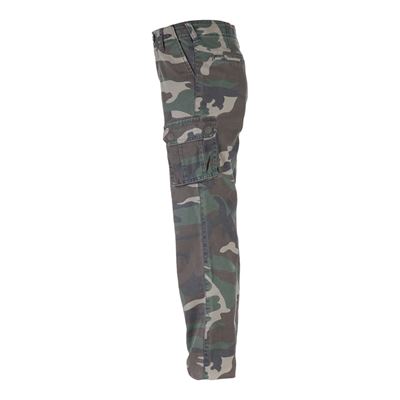 Dziecięce spodnie CARGO stonewashed WOODLAND