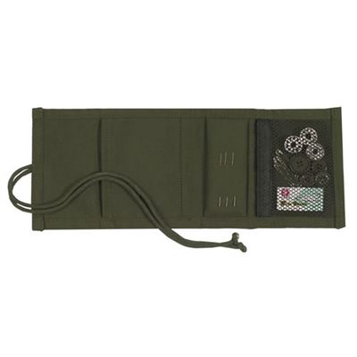 Zestaw do szycia - nożyczki, nici, szpilki, w etui GREEN