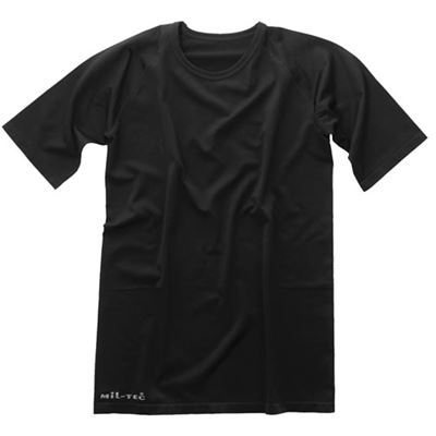 Funkcjonalna koszulka z krótkim rękawem SPORTS BLACK