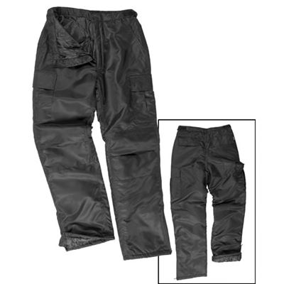 Spodnie US MA1 THERMO izolowane BLACK