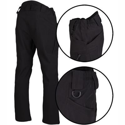 Spodnie softshell ASSAULT BLACK