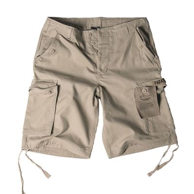 Szorty PARATROOPER, wstępnie wyprane, kolor KHAKI