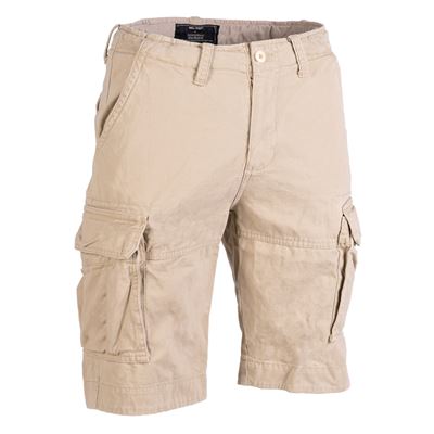 Spodenki VINTAGE z bawełny KHAKI