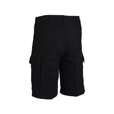 Spodenki BW typu moleskin, prane, CZARNE