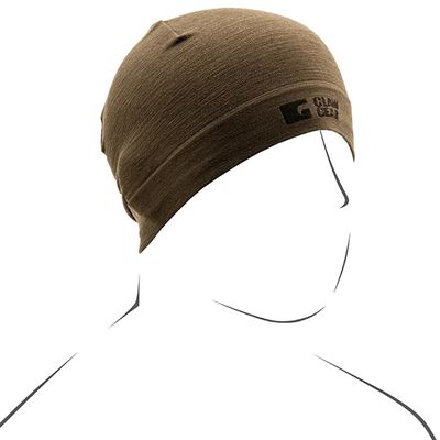 Czapka Beanie Merino Seamless STONEGREY OLIVE