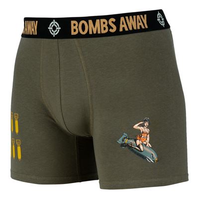 Spodenki bokserskie BOMBS AWAY ZIELONE