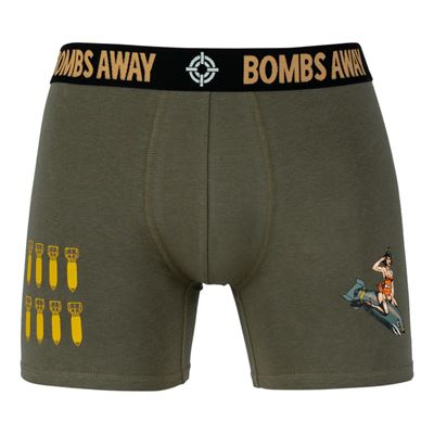 Bokserki BOMBS AWAY GREEN