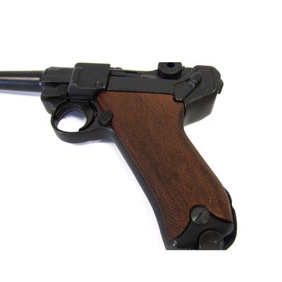 Pistolet Parabellum Luger P08 drewno - replika dekoracyjna