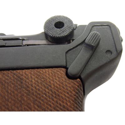 Pistolet Parabellum Luger P08 drewno - replika dekoracyjna