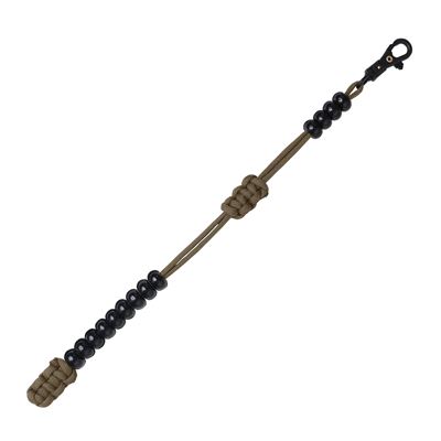 Krokomierz PARACORD z karabińczykiem COYOTE