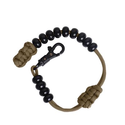 Krokomierz PARACORD z karabińczykiem COYOTE