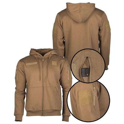 Bluza TACTICAL z zamkiem błyskawicznym DARK COYOTE