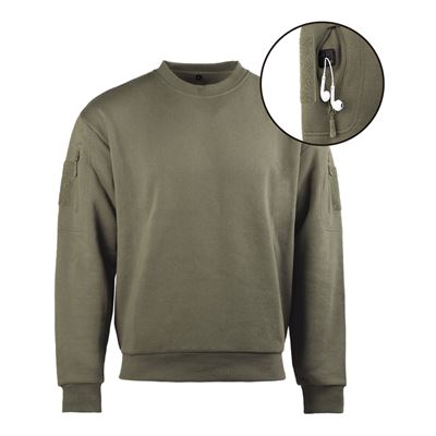 Taktyczna bluza z kapturem ROUND NECK RANGER GREEN