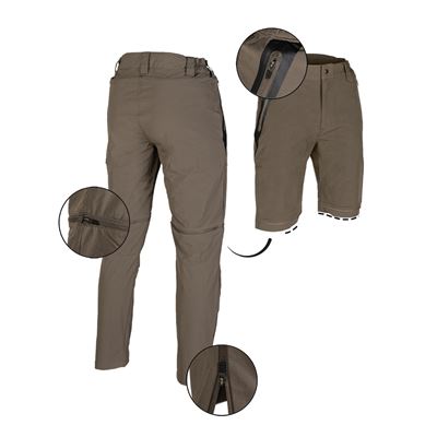 Spodnie rozpinane PERFORMANCE RANGER GREEN