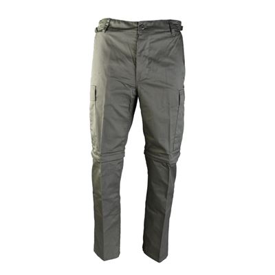 Spodnie BDU ZIP-OFF z odpinanymi nogawkami ZIELONE