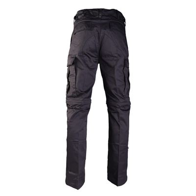 Spodnie BDU ZIP-OFF z odpinanymi nogawkami CZARNE