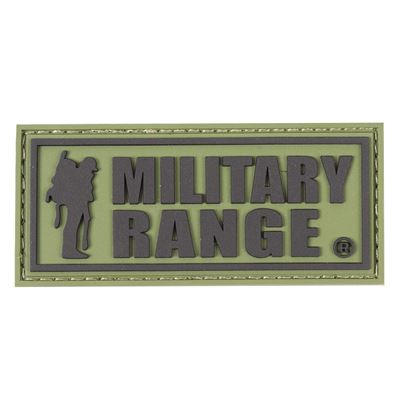 Naszywka MILITARY RANGE duży napis BLACK