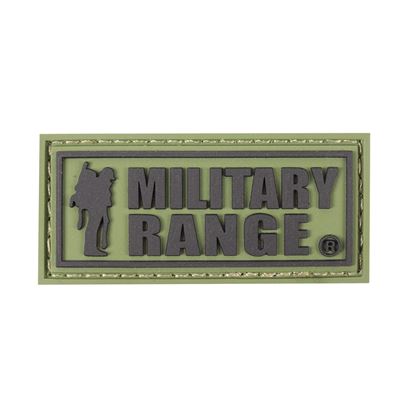 Naszywka MILITARY RANGE mały napis BLACK
