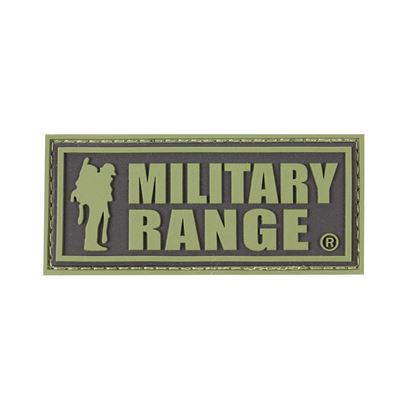 Naszywka MILITARY RANGE mały napis GREEN