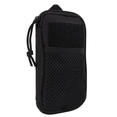 Portfel z kieszenią na telefon MOLLE CZARNY
