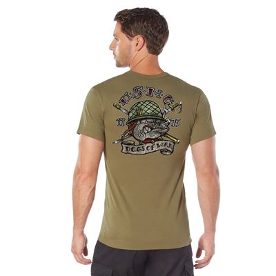 Koszulka USMC DOGS OF WAR COYOTE