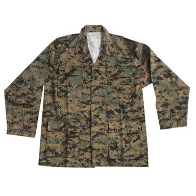 Bluza typu BDU POLY DIGITAL WOODLAND