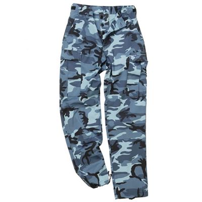 Spodnie US BDU POLY polní SKY BLUE CAMO