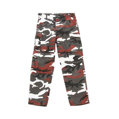 Spodnie polowe US BDU POLY REDCAMO