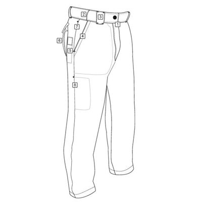 Spodnie 24-7 CLASSIC rip-stop KHAKI