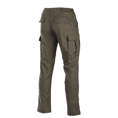 Spodnie US BDU SLIM FIT field rip-stop GREEN